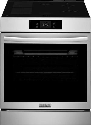 30" Front Control Induction Range with Stone-Baked Pizza