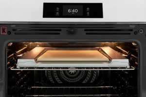 30" Front Control Induction Range with Stone-Baked Pizza