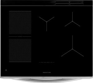 30" Front Control Induction Range with Stone-Baked Pizza