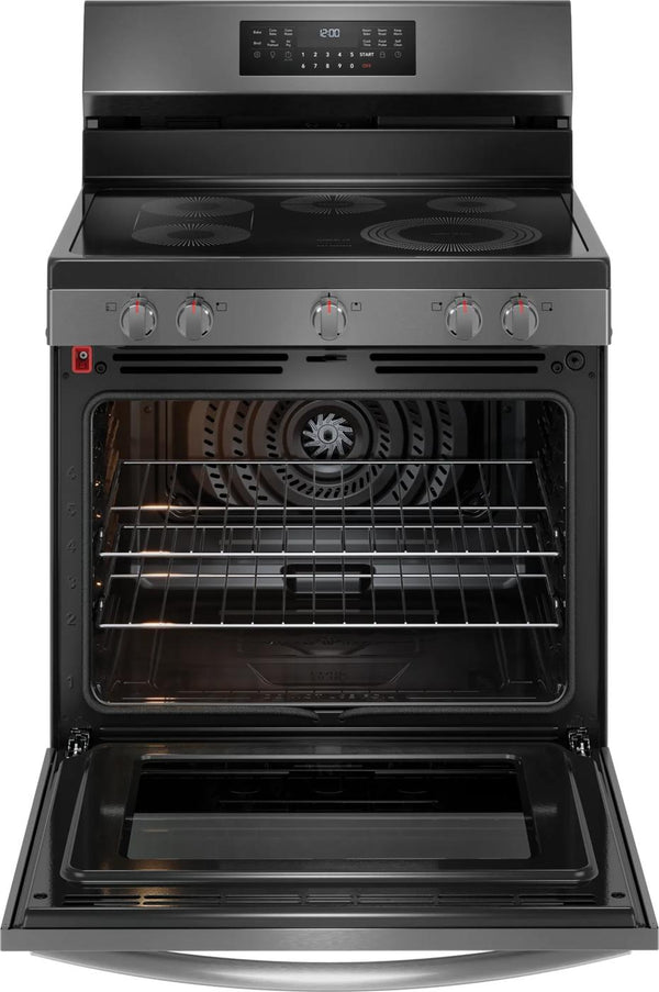 30" Rear Control Electric Range with Total Convection