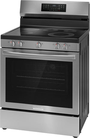 30" Rear Control Electric Range with Total Convection