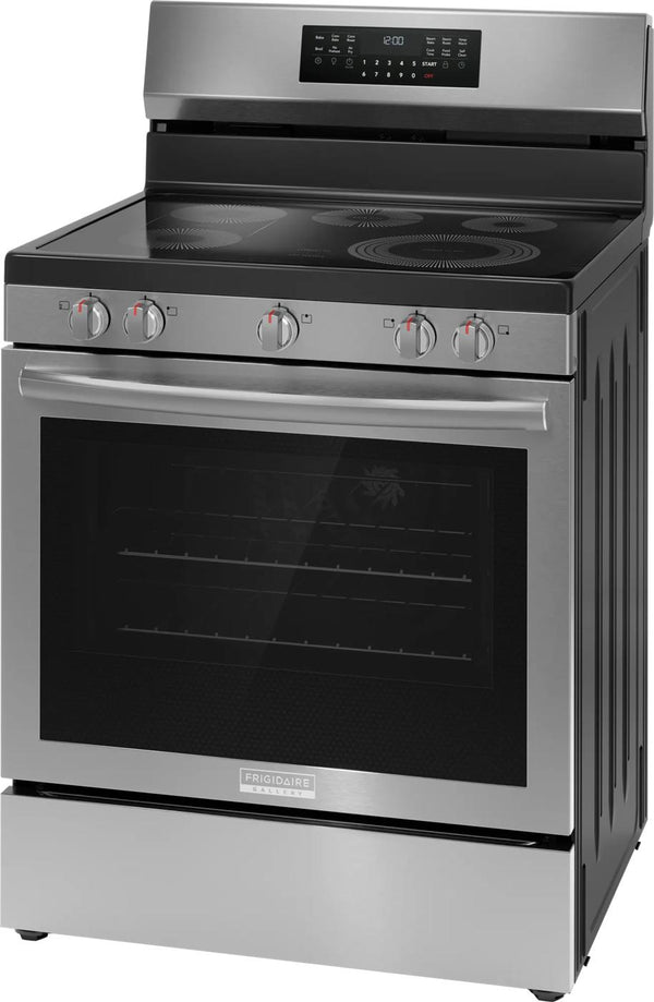 30" Rear Control Electric Range with Total Convection