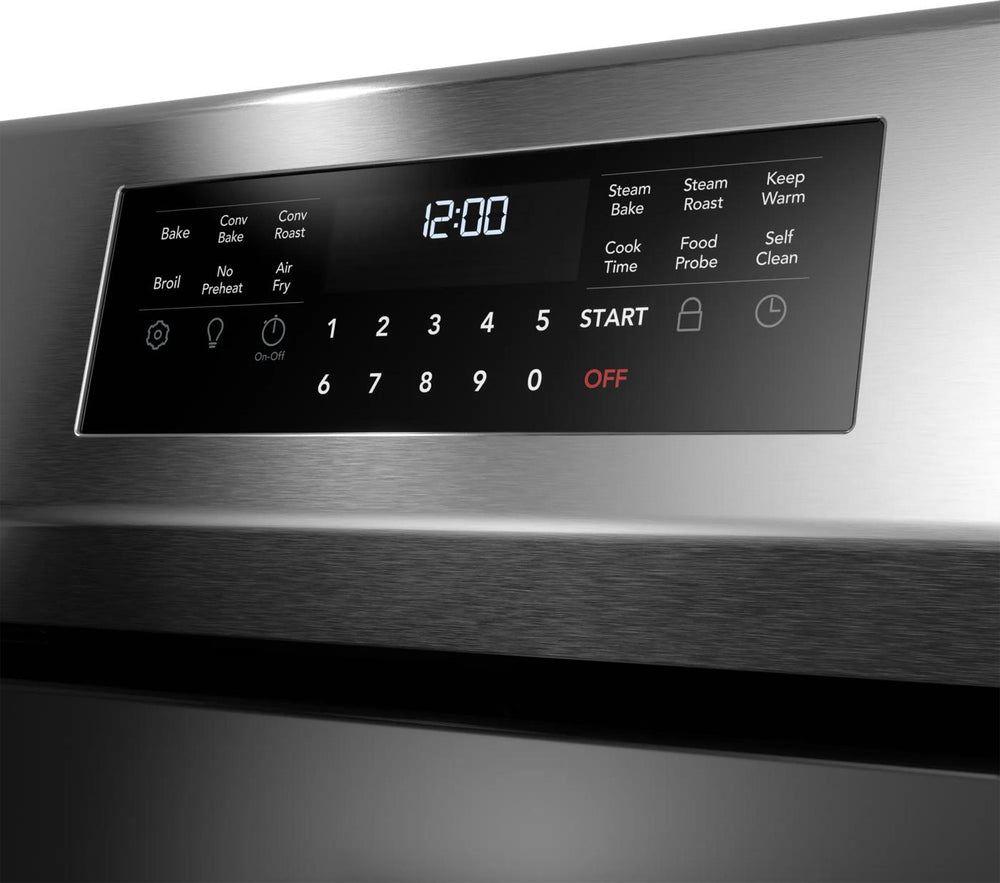 30" Rear Control Electric Range with Total Convection