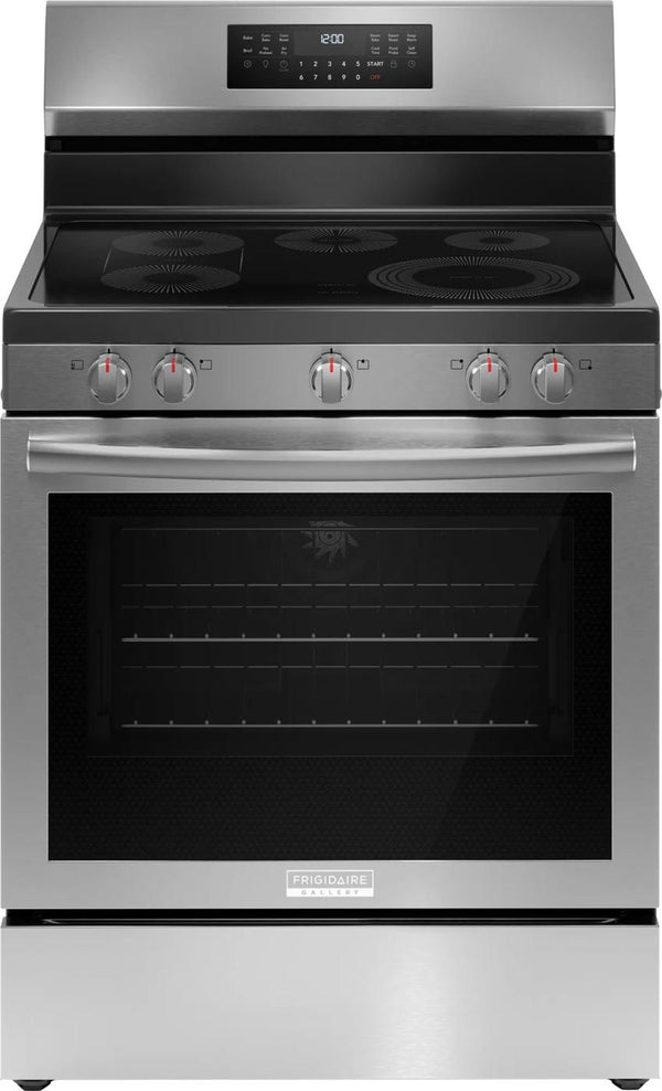 30" Rear Control Electric Range with Total Convection