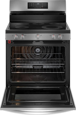 30" Rear Control Electric Range with Total Convection