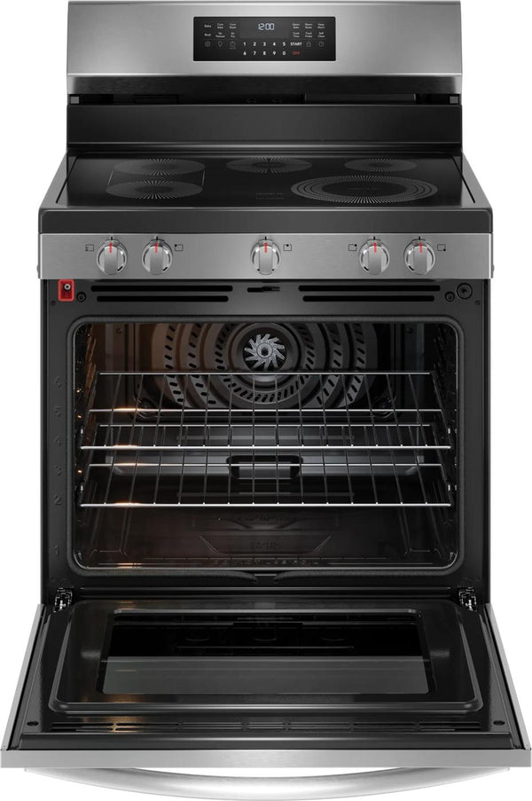 30" Rear Control Electric Range with Total Convection