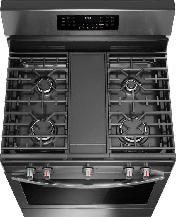 30" Rear Control Gas Range with Total Convection