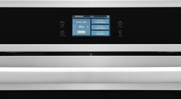30" Electric Wall Oven and Microwave Combination with Stone-Baked Pizza