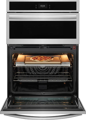 30" Electric Wall Oven and Microwave Combination with Stone-Baked Pizza