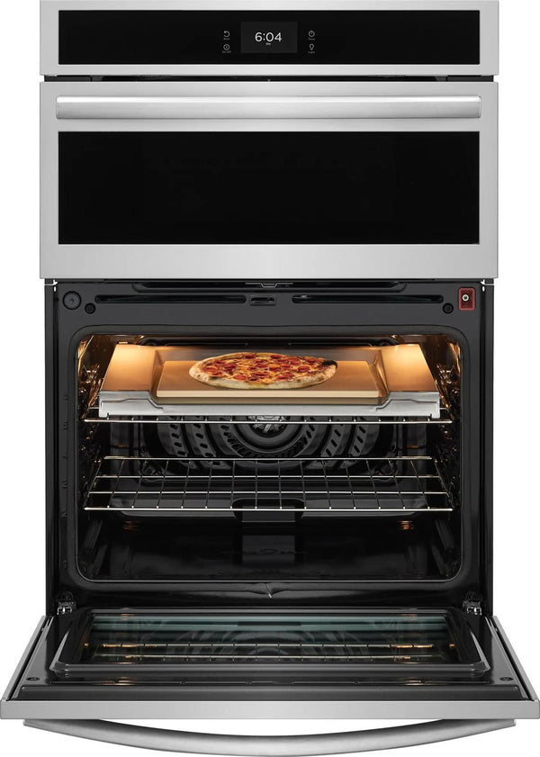30" Electric Wall Oven and Microwave Combination with Stone-Baked Pizza