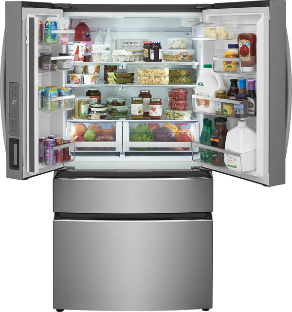 27.2 Cu. Ft. Standard-Depth 4-Door French Door Refrigerator