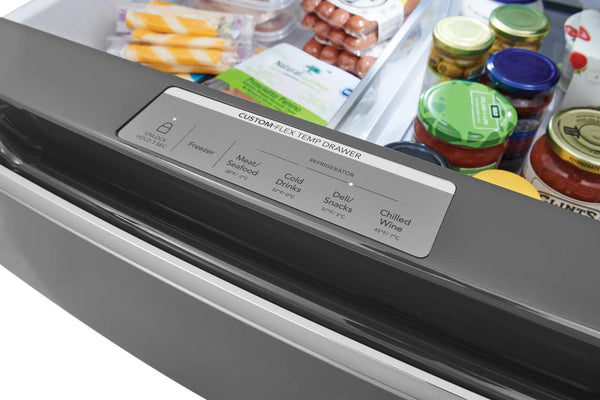26.3 Cu. Ft. Standard-Depth 4-Door French Door Refrigerator