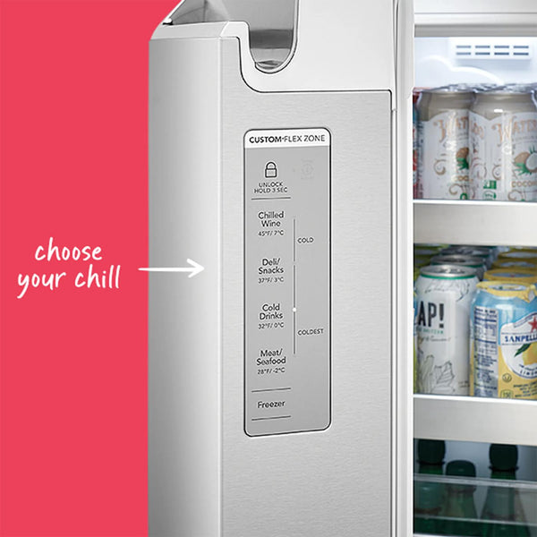 21.5 Cu. Ft. Counter-Depth 4-Door Refrigerator