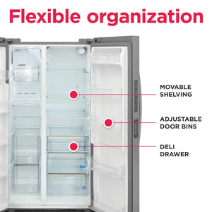 26 Cu. Ft. 36" Standard Depth Side by Side Refrigerator