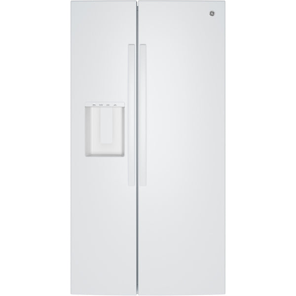 GE® 27.9 Cu. Ft. Side-By-Side Refrigerator with Extra Tall Dispenser and In-Door Icemaker