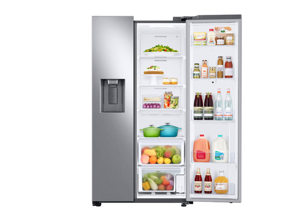 26.7 cu. ft. Large Capacity Side-by-Side Refrigerator with Touch Screen Family Hub™