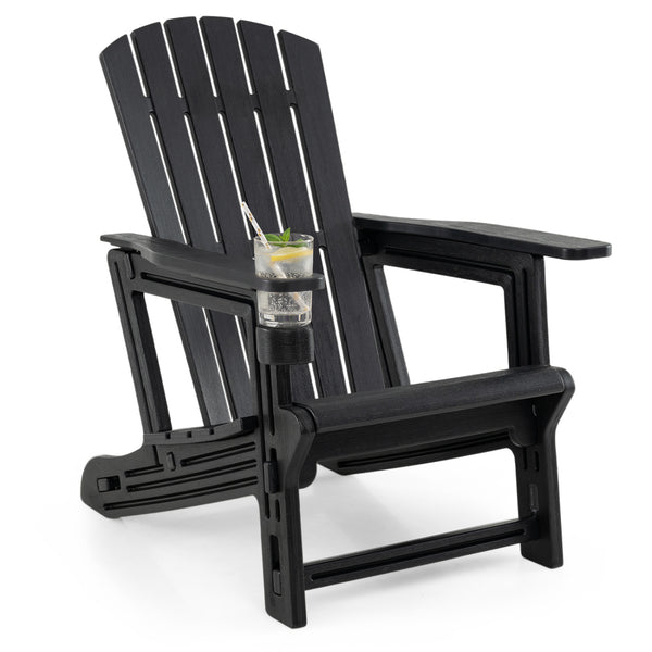 Built to last with weather-resistant HDPE material<br>Features realistic wood-like surface that is anti-fading<br>Smooth surface that is simple to clean<br>Needs minimal maintenance compared to wood chairs required maintenance<br>Fits to the body curve wi