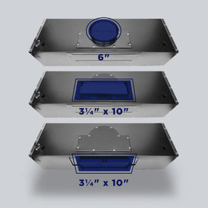 UC-PS18 Black Stainless Steel Ducted Under Cabinet 30" Range Hood