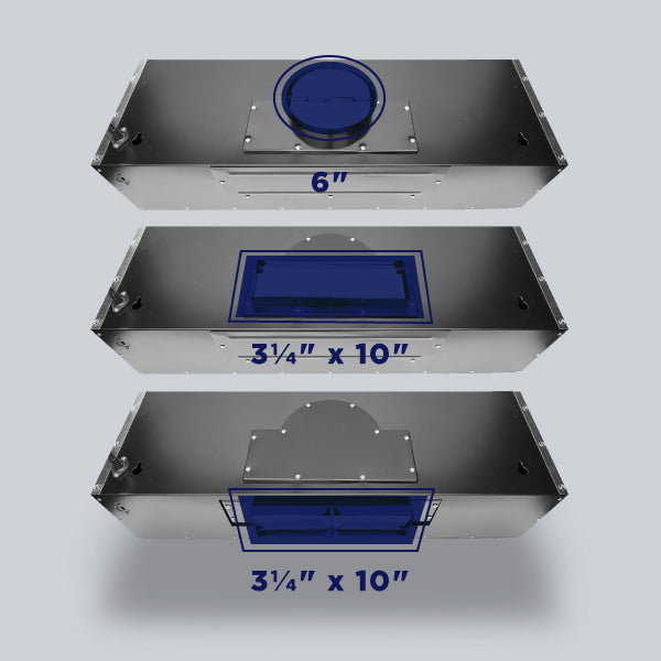UC-PS18 Black Stainless Steel Ducted Under Cabinet 36" Range Hood