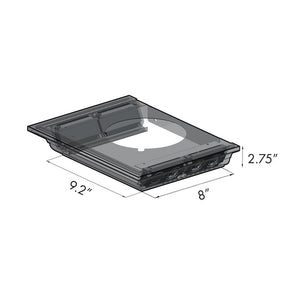 48" ZLINE CrownSound™Ducted Vent Wall Mount Range Hood in Black Stainless Steel with Built-in Bluetooth Speakers (BSKBNCRN-BT-48)