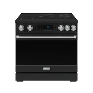 36 Inch Professional Induction Range with Tilt Panel Touch Control in Black and Stainless Steel | Gordon Ramsay Series