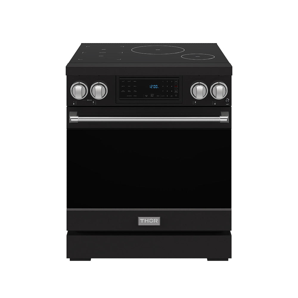 30 Inch Professional Induction Range with Tilt Panel Touch Control in Black and Stainless Steel | Gordon Ramsay Series