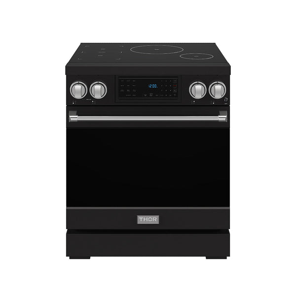 30 Inch Professional Induction Range with Tilt Panel Touch Control in Black and Stainless Steel | Gordon Ramsay Series