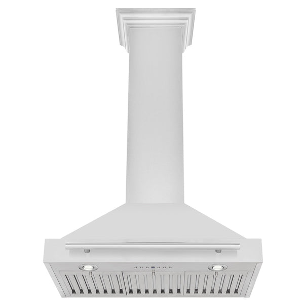 ZLINE  30" Stainless Steel Range Hood with Stainless Steel Handle
