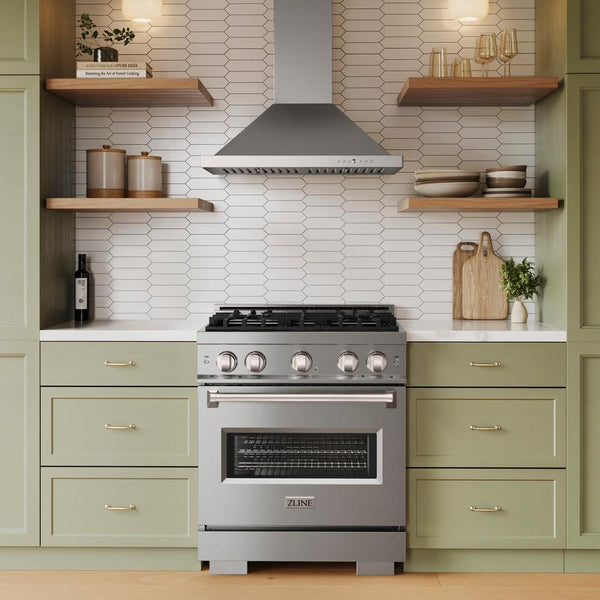 ZLINE 30" Convertible Vent Wall Mount Range Hood in Stainless Steel (KB-30)