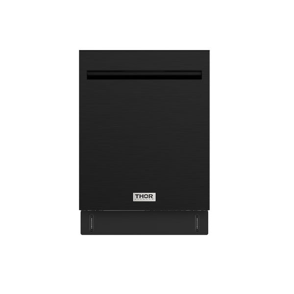 24 Inch Built-In Top Control Dishwasher with Pocket Handle â€“ Black