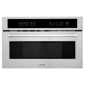 ZLINE 30” 1.6 cu ft. Built-in Convection Microwave Oven in Fingerprint Resistant Stainless Steel with Speed and Sensor Cooking