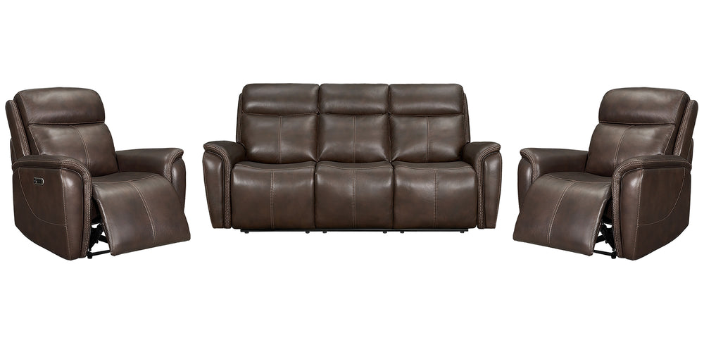 Cascade - Auburn Power Reclining Sofa and 2 Recliners