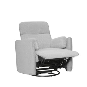 Radius - Angora Linen Manual Swivel Recliner