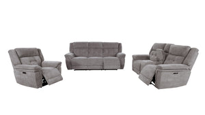 Richland - Bristol Grey Power Recliner