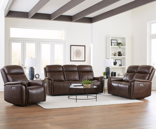 Cascade - Auburn Power Reclining Loveseat