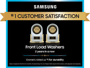 4.5 cu. ft. Large Capacity Smart Front Load Washer with Super Speed Wash