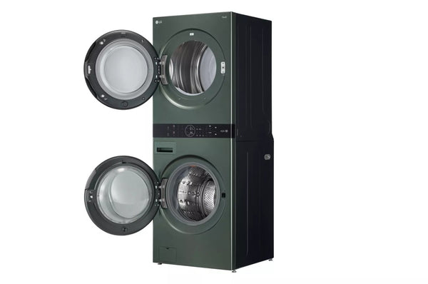 Single Unit Front Load LG WashTower with Center Control 4.5 cu. ft. Washer and 7.4 cu. ft. Electric Dryer