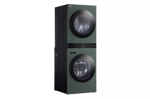 Single Unit Front Load LG WashTower with Center Control 4.5 cu. ft. Washer and 7.4 cu. ft. Gas Dryer