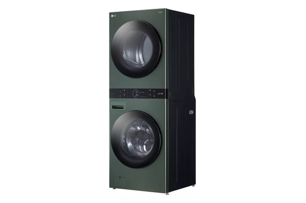 Single Unit Front Load LG WashTower with Center Control 4.5 cu. ft. Washer and 7.4 cu. ft. Gas Dryer