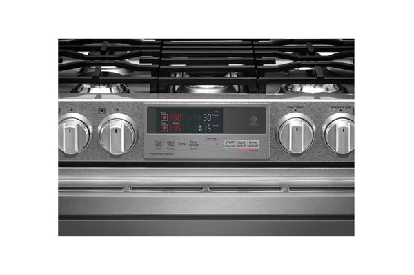 LG SIGNATURE 7.3 cu.ft. Smart wi-fi Enabled Dual Fuel Double Oven Range with ProBake Convection