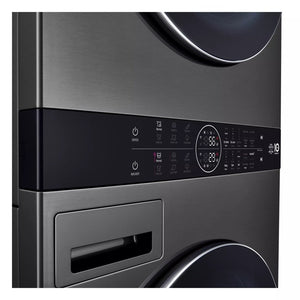 Single Unit LG WashTower with Center Control 5.0 cu. ft. Front Load Washer and 7.8 cu. ft. Electric Ventless Heat Pump Dryer