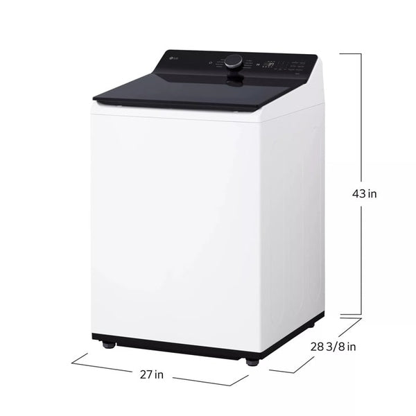 5.3 cu. ft. Mega Capacity Smart Top Load Washer with 4-Way Agitator, EasyUnload & AI Sensing
