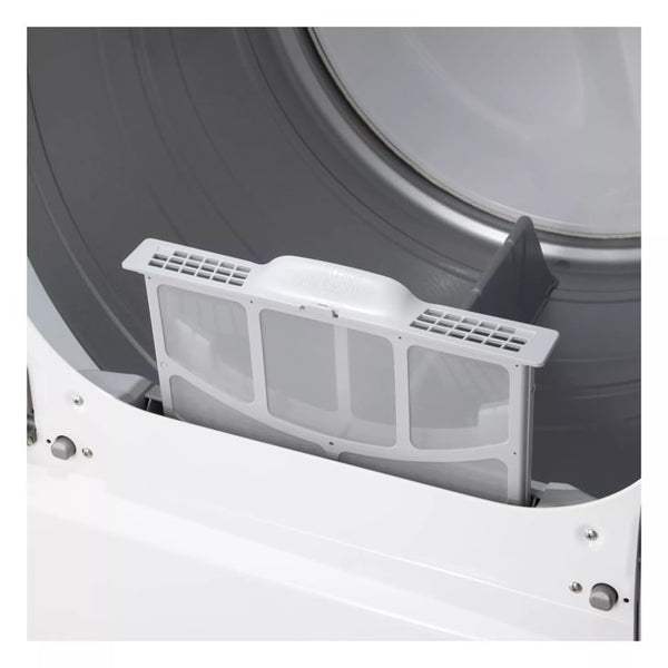 7.3 cu. ft. Ultra Large Capacity Rear Control Electric Dryer with LG EasyLoad Door and AI Sensing