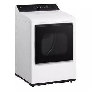 7.3 cu. ft. Ultra Large Capacity Rear Control Electric Dryer with LG EasyLoad Door and AI Sensing
