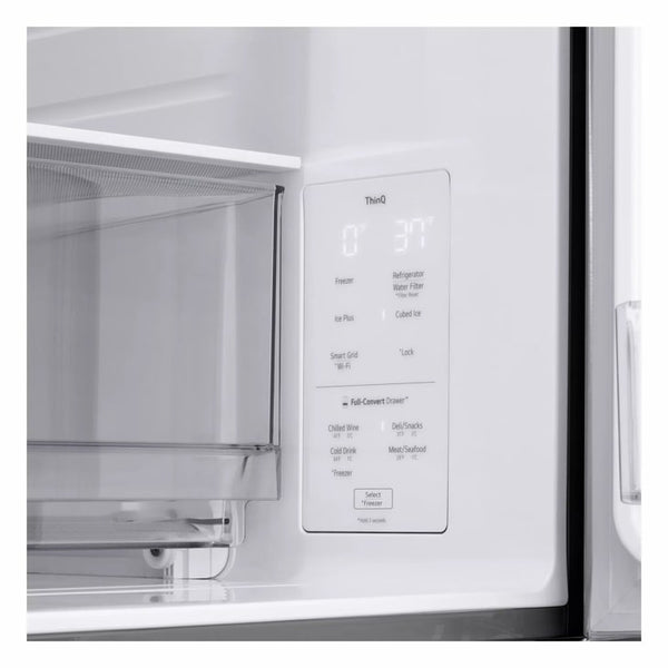 26 cu.ft. Counter-Depth MAX, 4-Door French Door Refrigerator with Full-Convert Drawer and Internal Ice and Water Dispenser
