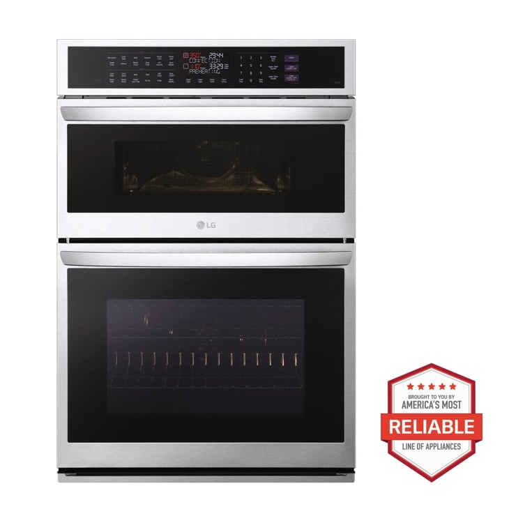 1.7/4.7 cu. ft. Smart Combination Wall Oven with InstaView, True Convection, Air Fry, and Steam Sous Vide