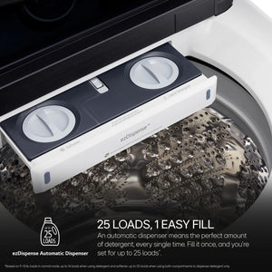 5.5 cu.ft. Mega Capacity Smart Top Load Washer with Impeller, EasyUnload, AI Sensing, ezDispense, Water Faucet & LCD Digital Dial Control