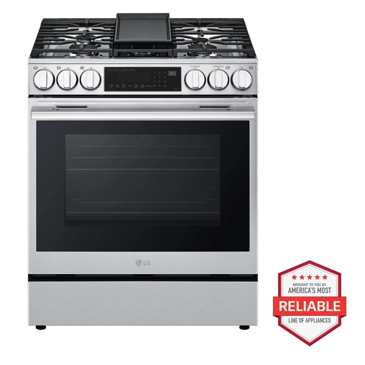 6.3 cu ft. Smart Gas Slide-In Range ProBake Convection InstaView, and Air Fry