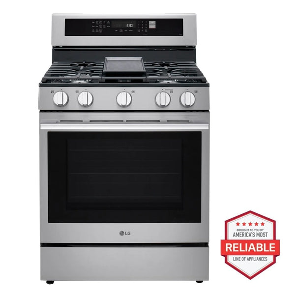 6.3 cu. ft. Smart Wi-Fi Enabled Probake Convection Gas Range with Air Fry & EasyClean