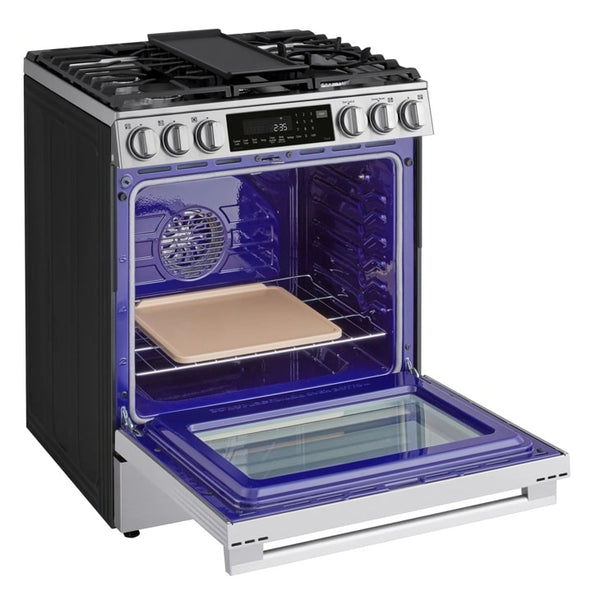 6.3 cu ft. Smart Gas Slide-In Range with InstaView, ProBake Convection, and Air Fry